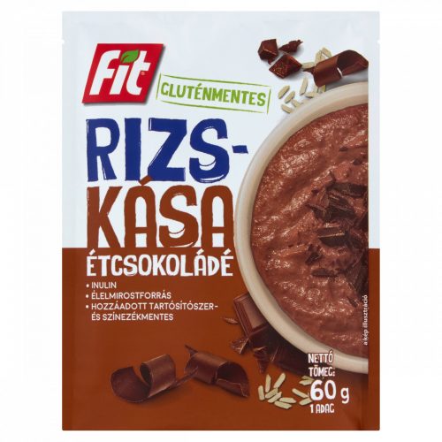 Fit gluténmentes rizskása inulinnal és étcsokoládéval 60 g