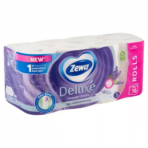 Zewa Deluxe Toalettpapír 3r.Lavend 16tek
