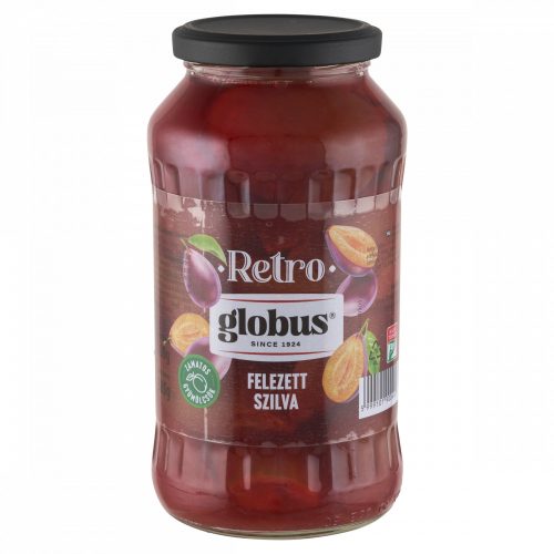 GLOBUS KONZERV Felezett Szilvabefőtt 720ml üveg