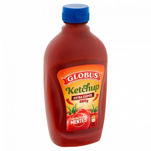 GLOBUS KETCHUP EXTRA CSÍPŐS 485G
