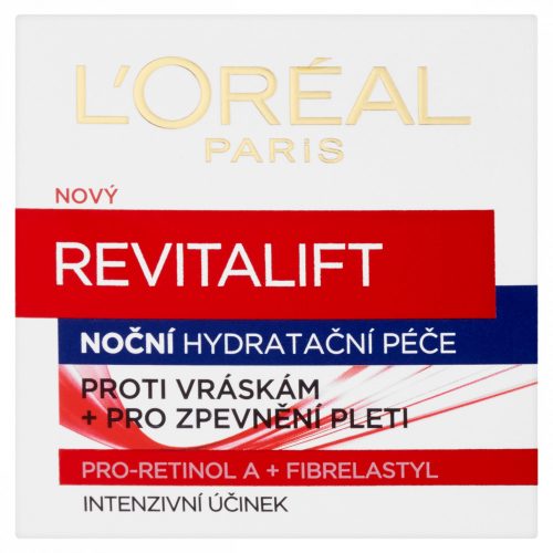 ĽOréal Paris revitalift hidratáló éjszakai arckrém, 50 ml