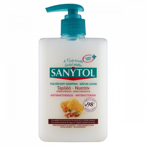 Sanytol antibakteriális tápláló folyékony szappan 250 ml