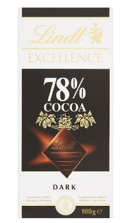 Lindt Excellence 78% Cocoa étcsokoládé 100g