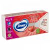 Zewa Deluxe Aroma Creamy Strawberry illatosított papír zsebkendő 3 rétegű 90 db