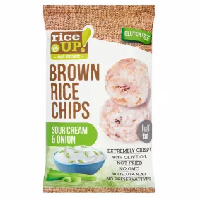 Rice Up Rizs Chips Hagymás-Tejfölös 60g /24/
