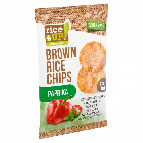 Rice Up Rizs Chips Paprikás 60g /24/