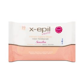 X-Epil Intimo Intim törlőkendő Sensítive 20db