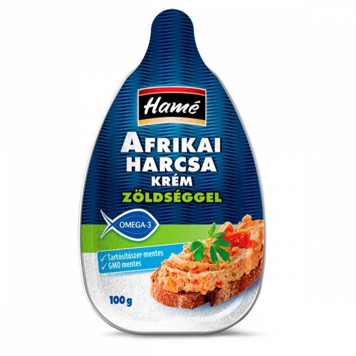 Hamé afrikai harcsa pástétom zöldséggel 100 g