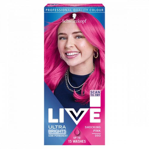 Schwarzkopf Live hajszínező 093 Sokkoló pink 