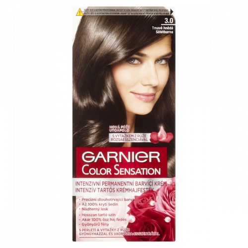 Garnier Color Sensation Tartós hajfesték 3 .0 Sötétbarna