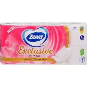Zewa Exclus.Toalettpapír 4r.Ultra soft 8tek.
