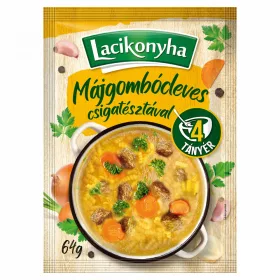   Lacikonyha Májgombócleves csigatésztával 4 tányéros 64g