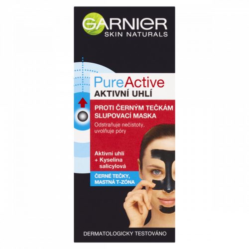 Garnier Skin Naturals Pure Active Lehúzható Maszk Mitesszerek Ellen 50 ml