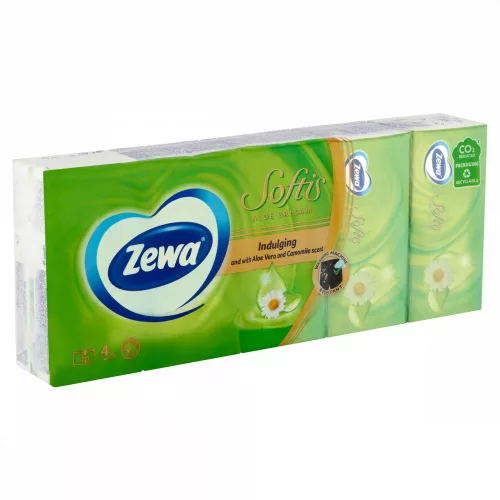 Zewa Softis 4 rétegű papírzsebkendő Balzsam 10x9 db