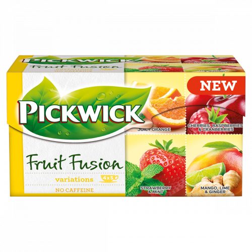 Pickwick Fruit Fusion gyümölcs- és gyógynövénytea variációk 20 filter 37,5 g