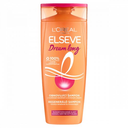 ĽOréal Paris Elseve Dream Long regeneráló sampon hosszú, igénybevett hajra 250 ml