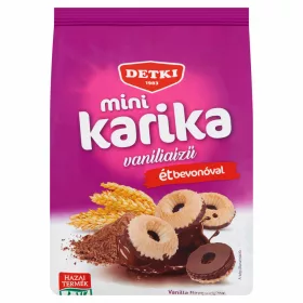   Detki Mini Karika vaníliaízű teasütemény ét 150g /12/ ZACSKÓS