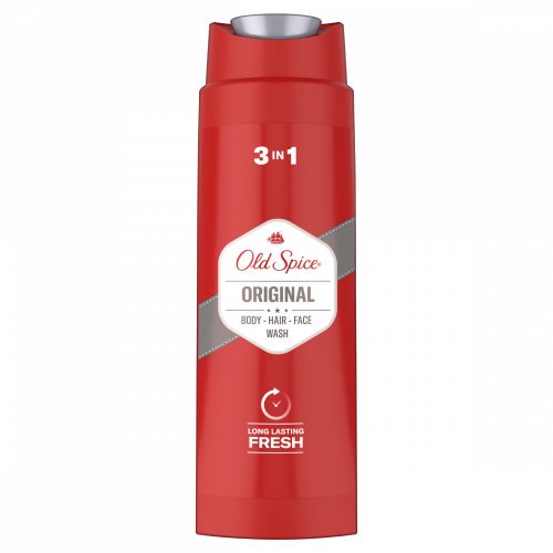 Old Spice Original Férfi Sampon és Tusfürdő, Hosszan Tartó Frissesség, 250 ml