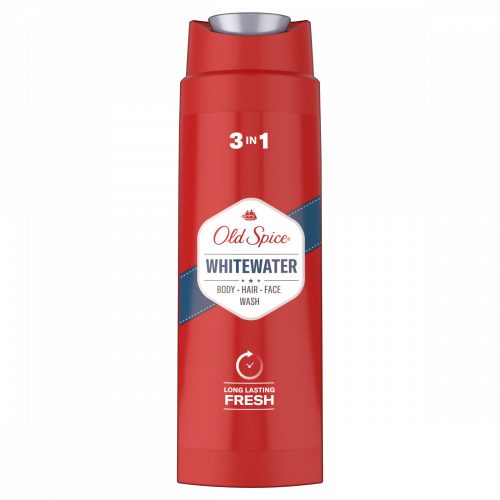 Old Spice Whitewater Férfi Sampon és Tusfürdő, Hosszan Tartó Frissesség, 250 ml