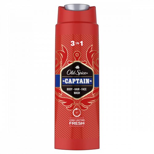 Old Spice Captain Tusfürdő És Sampon Férfiaknak, 250 ml