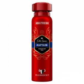   Old Spice Captain  Deo Spray Férfiaknak, Akár 48 Órás Frissesség, Alumíniummentes, 150 ml