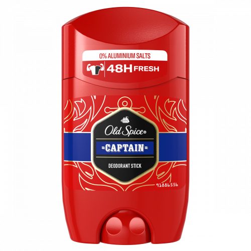 Old Spice Captain Stift Dezodor Férfiaknak, Alumíniummentes, 48 Órás Frissesség,  ml