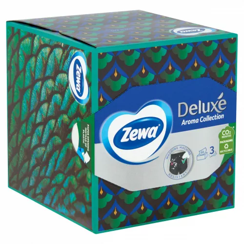 Zewa Deluxe 3rét.Dobozos Papírzs. AromaCol 60db