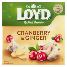   Loyd vörös áfonya és gyömbér ízű gyümölcstea 20 filter 40 g