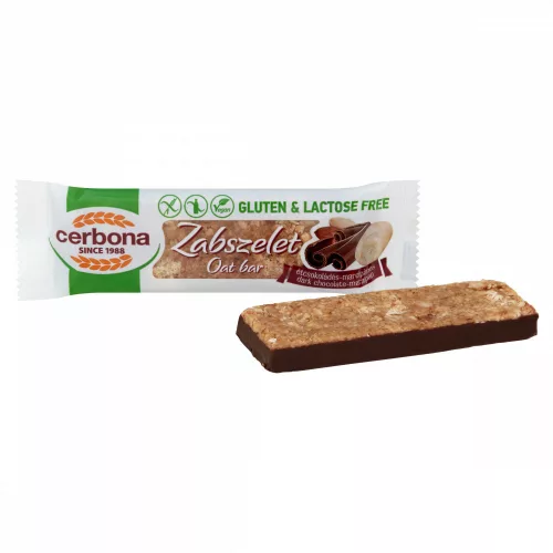 Cerbona GM étcsokoládés-marcipános zabszelet 40g