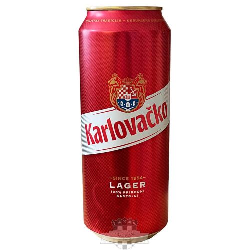 Karlovacko világos sör 0,5l DOB  /24/