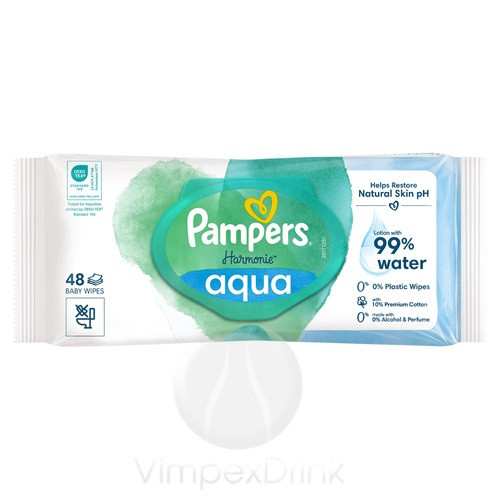 Pampers törlőkendő 48db Harmonie Aqua