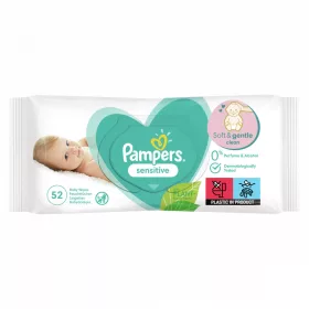 Pampers törlőkendő 52db Sensitive