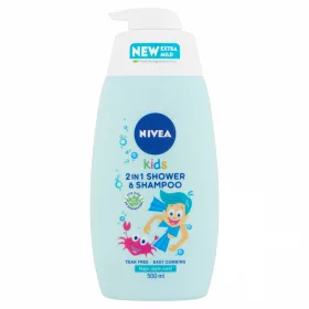 Nivea Kids tusfürdő&sampon 500ml fiú