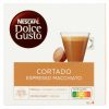 NESCAFÉ Dolce Gusto Cortado Espresso Macchiato tejes kávékapszula 16 db 100,8 g