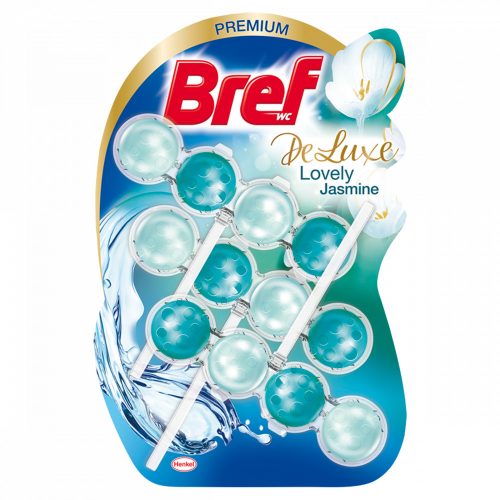 Bref Deluxe Lovely Jasmine WC frissítő 3 x 50 g