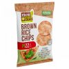 RiceUp! Eat Smart teljes kiőrlésű barna rizs chips pizza ízesítéssel 60 g