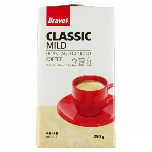 Bravos Classic Mild őrölt, pörkölt kávé 250 g