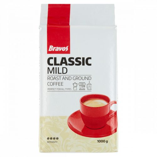 Bravos Classic Mild őrölt, pörkölt kávé 1000 g