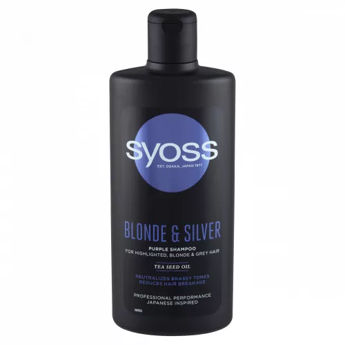 Syoss sampon 440ml hamvasító B&S