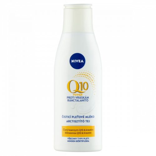 NIVEA Q10 Power ránctalanító arctisztító tej 200 ml