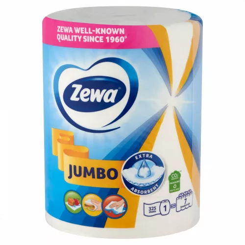 Zewa Jumbo 2 rétegű papírtörlő White 1 tek. 325 lap