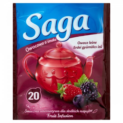 Saga erdei gyümölcs ízű gyümölcstea 20 filter 34 g