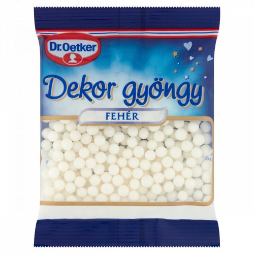 Dr. Oetker fehér dekor gyöngy 30 g