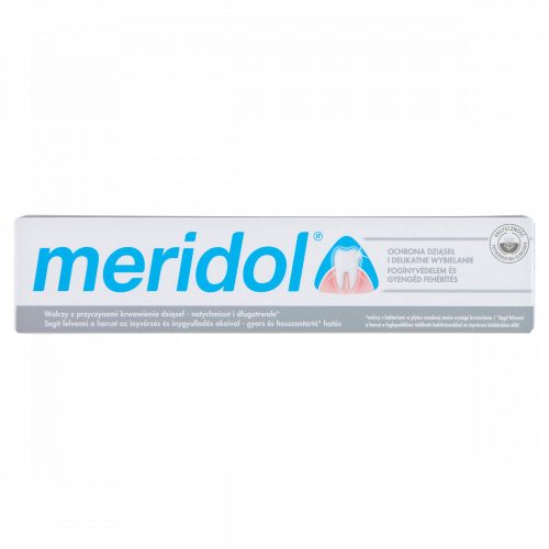 meridol Gentle White fogkrém a természetesen fehér fogakért 75 ml