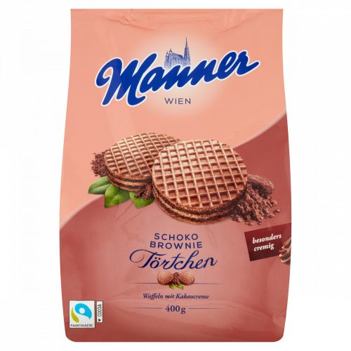 Manner ropogós kakaós ostya kakaós krémmel 400 g