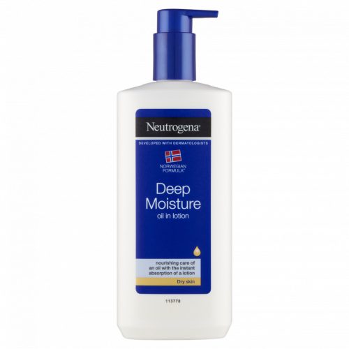 Neutrogena Norvég Formula Deep Moisture azonnal beszívódó testápoló mandulaolajjal 400 ml