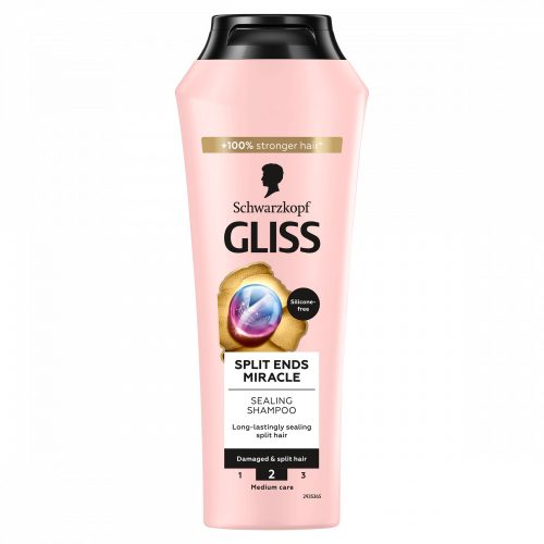 Gliss Split Ends Miracle sampon ionic komplex-szel és szőlőmag olajjal 250 ml