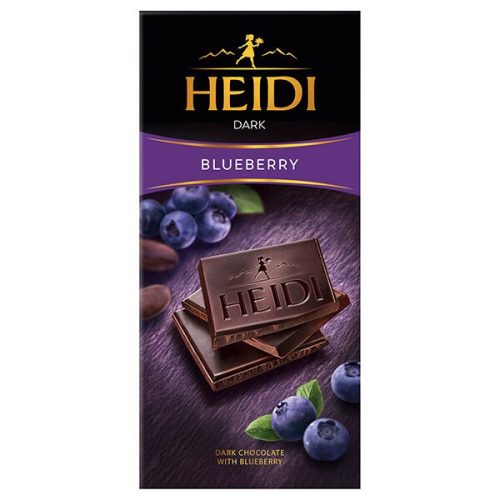 Heidi Dark Blueberry Étcsokoládé Kékáfonya 80g /20/