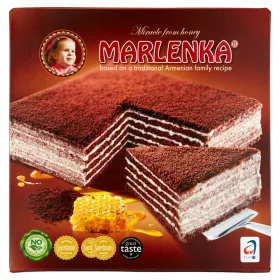 Marlenka mézes kakós torta 800g