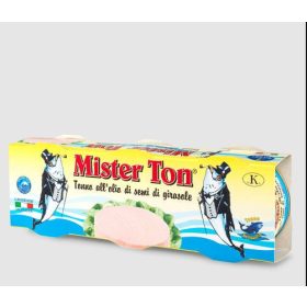 Mister Ton tonhal darabok napraforgó olajban 3x80g (3x52g)